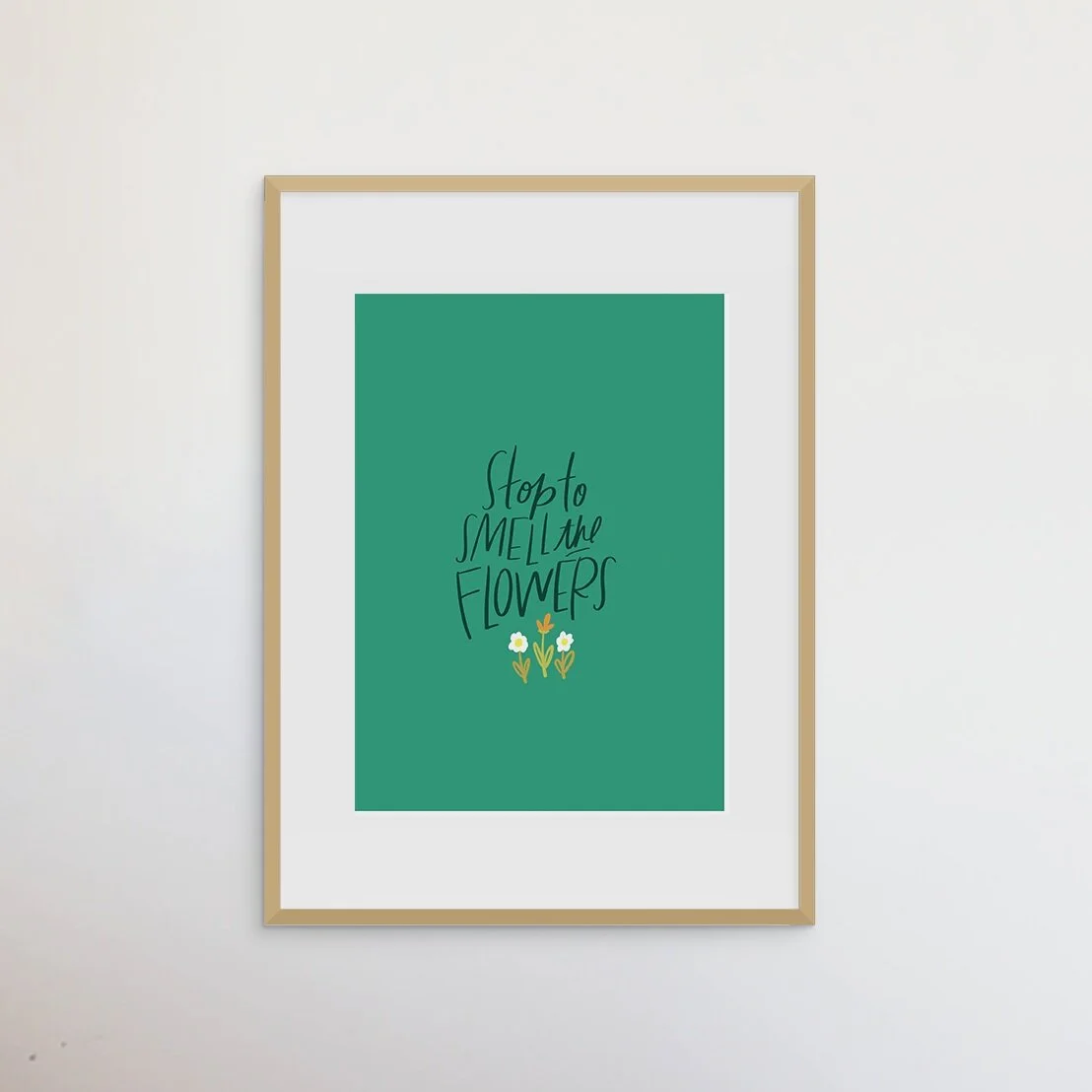 Stop to Smell the Flowers Print — give with joy